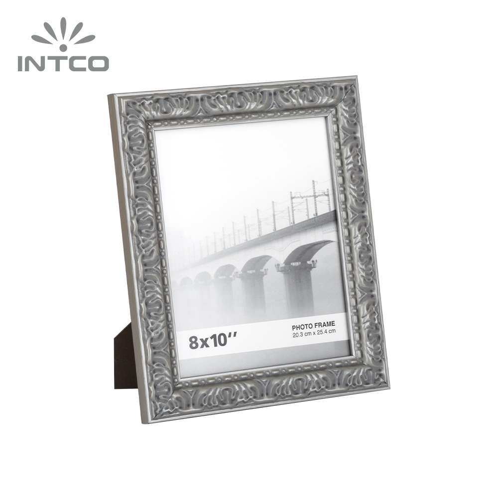 5x7in silver embossed photo frame